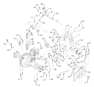 Part Location Diagram of 703-3175 Cub Cadet Bracket, Cable Retainer